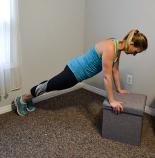 Don’t just put your feet up – your living-room ottoman is all you need to workout your whole body! Ottoman workout exercises to do at home