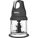 Ninja Food Chopper Express Chop with 200-Watt, 16-Ounce Bowl for Mincing, Chopping, Grinding, Blending and Meal Prep (NJ110GR)