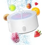 AquaPure - Fruit and Vegetable Washing Machine, 1-Year Warranty, Fruit Cleaner Device That Cleans Fresh Produce in Water, Waterproof Fruit and Vegetable Cleaner, Fruit and Veggie Purifier