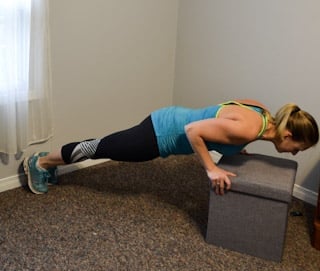 Don’t just put your feet up – your living-room ottoman is all you need to workout your whole body! Ottoman workout exercises to do at home