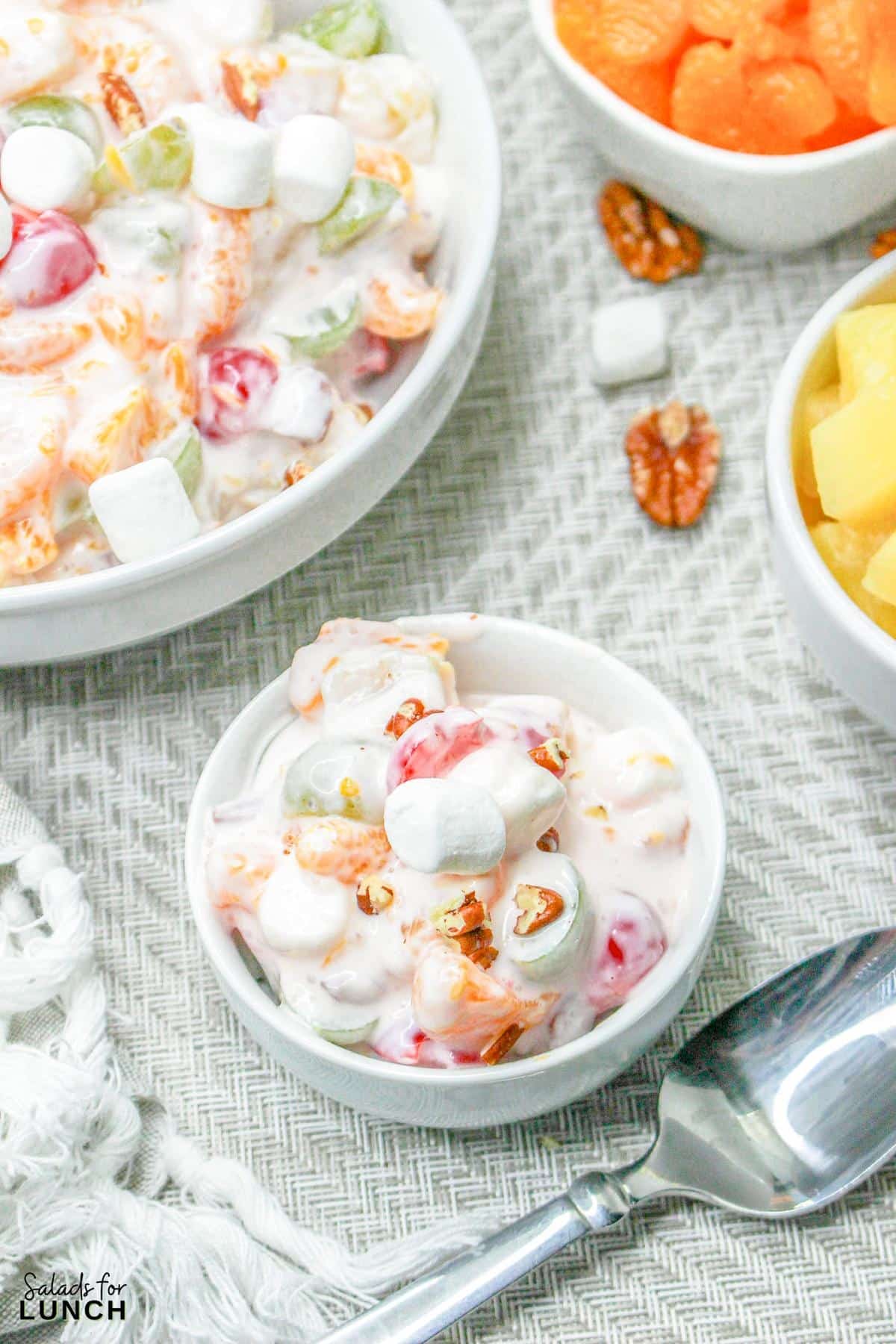 Grandma's Ambrosia Salad without Coconut - Ambrosia Salad with No Coconut Salad Recipe 10 Ambrosia Salad with No Coconut Salad Recipe 10 - Enjoy a tropical twist with this Ambrosia Salad without Coconut – a creamy, fruity delight perfect for any occasion. No coconut, all flavor!