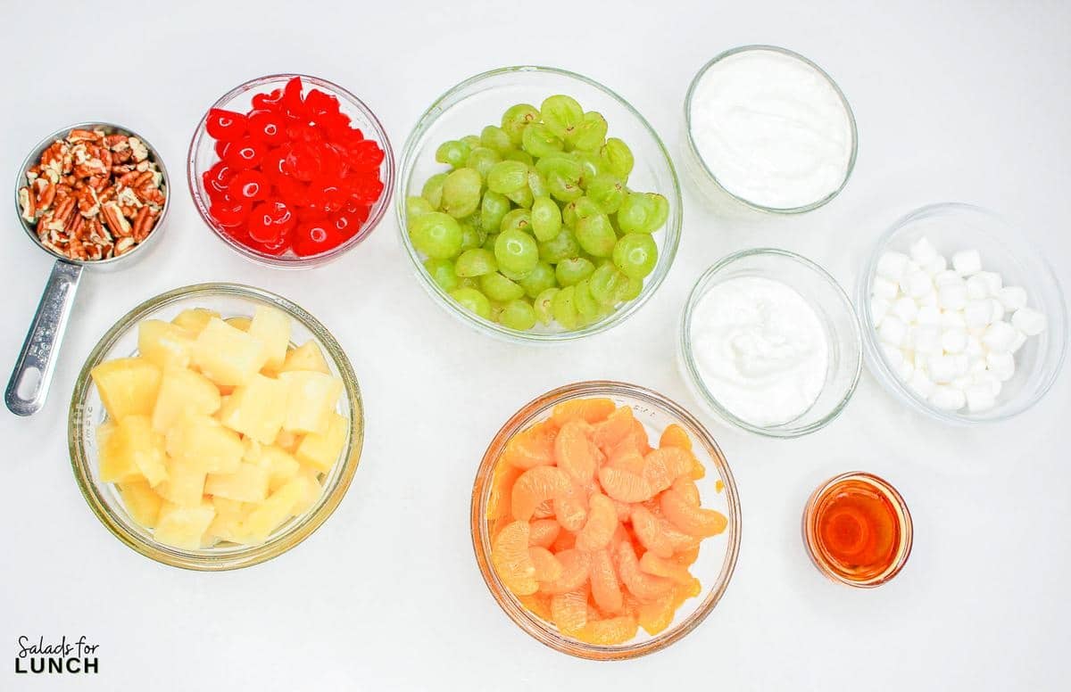 Grandma's Ambrosia Salad without Coconut - Ambrosia Salad with No Coconut Salad Recipe 2 Ambrosia Salad with No Coconut Salad Recipe 2 - Enjoy a tropical twist with this Ambrosia Salad without Coconut – a creamy, fruity delight perfect for any occasion. No coconut, all flavor!