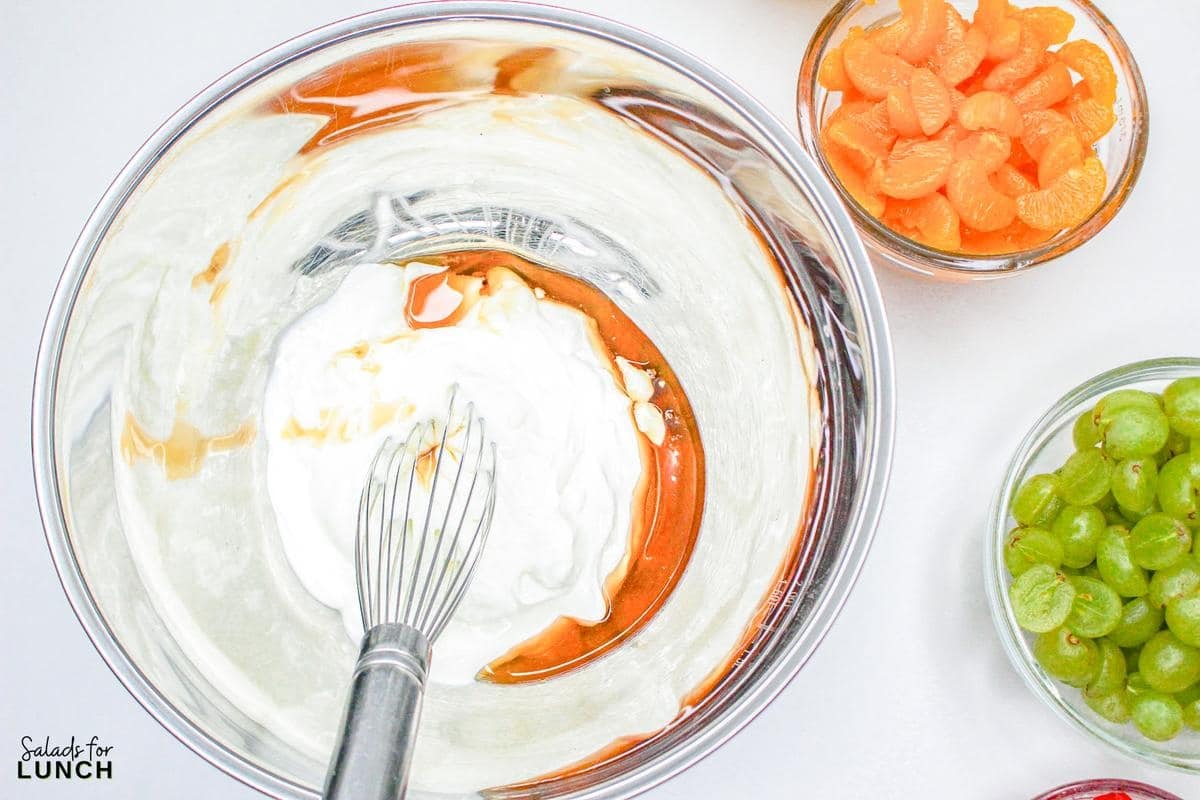 Grandma's Ambrosia Salad without Coconut - Ambrosia Salad with No Coconut Salad Recipe 3 Ambrosia Salad with No Coconut Salad Recipe 3 - Enjoy a tropical twist with this Ambrosia Salad without Coconut – a creamy, fruity delight perfect for any occasion. No coconut, all flavor!