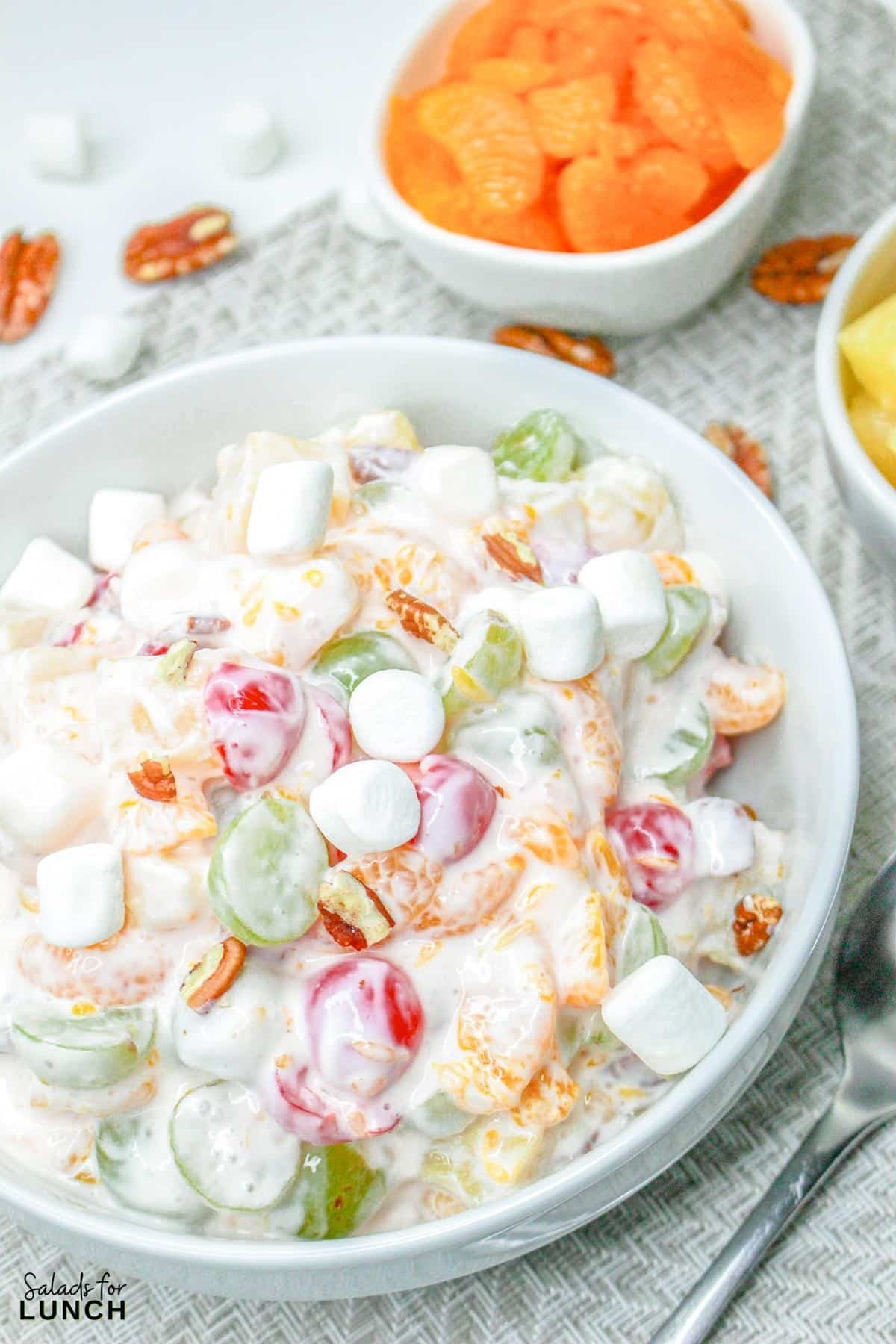 Grandma's Ambrosia Salad without Coconut - Ambrosia Salad with No Coconut Salad Recipe 8 Ambrosia Salad with No Coconut Salad Recipe 8 - Enjoy a tropical twist with this Ambrosia Salad without Coconut – a creamy, fruity delight perfect for any occasion. No coconut, all flavor!