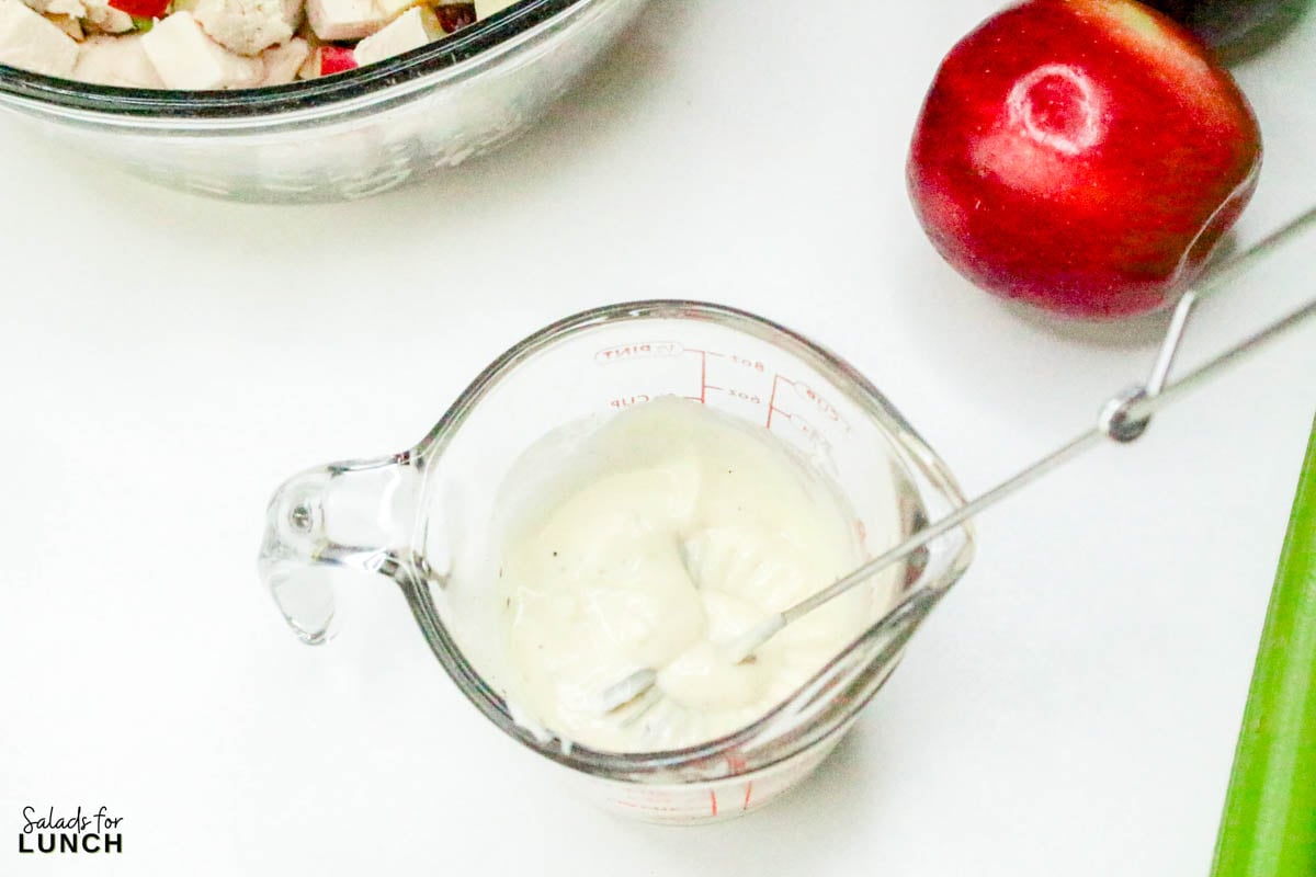 Apple Pecan Chicken Salad Recipe 8 - A tasty, healthy lunch salad recipe that’s full of crunch and flavor!