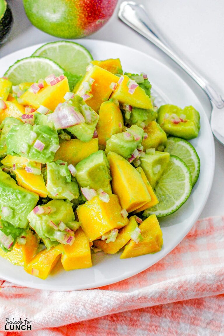 Mango Avocado Salad with Lime Dressing