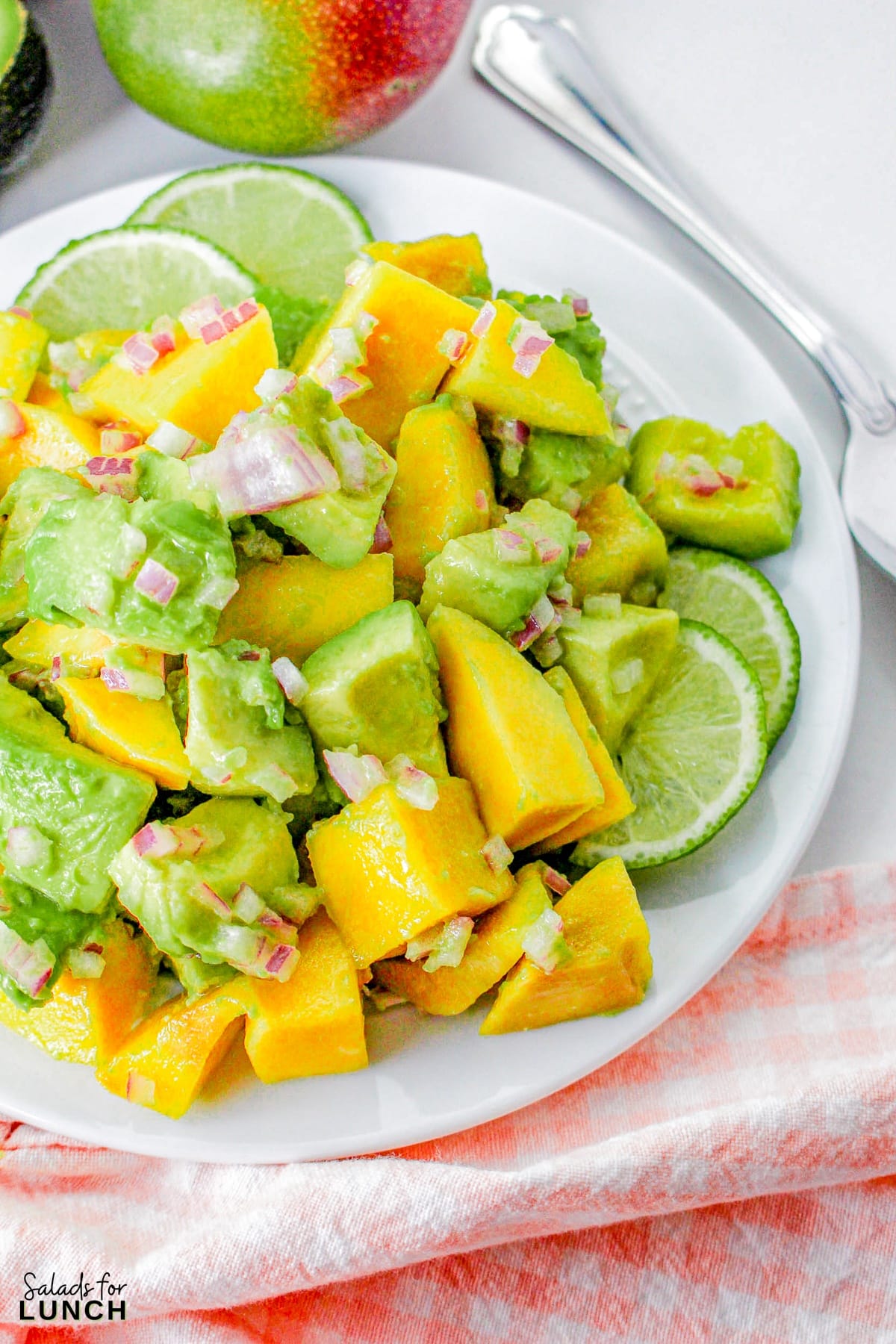 Mango Avocado Salad with Lime Dressing