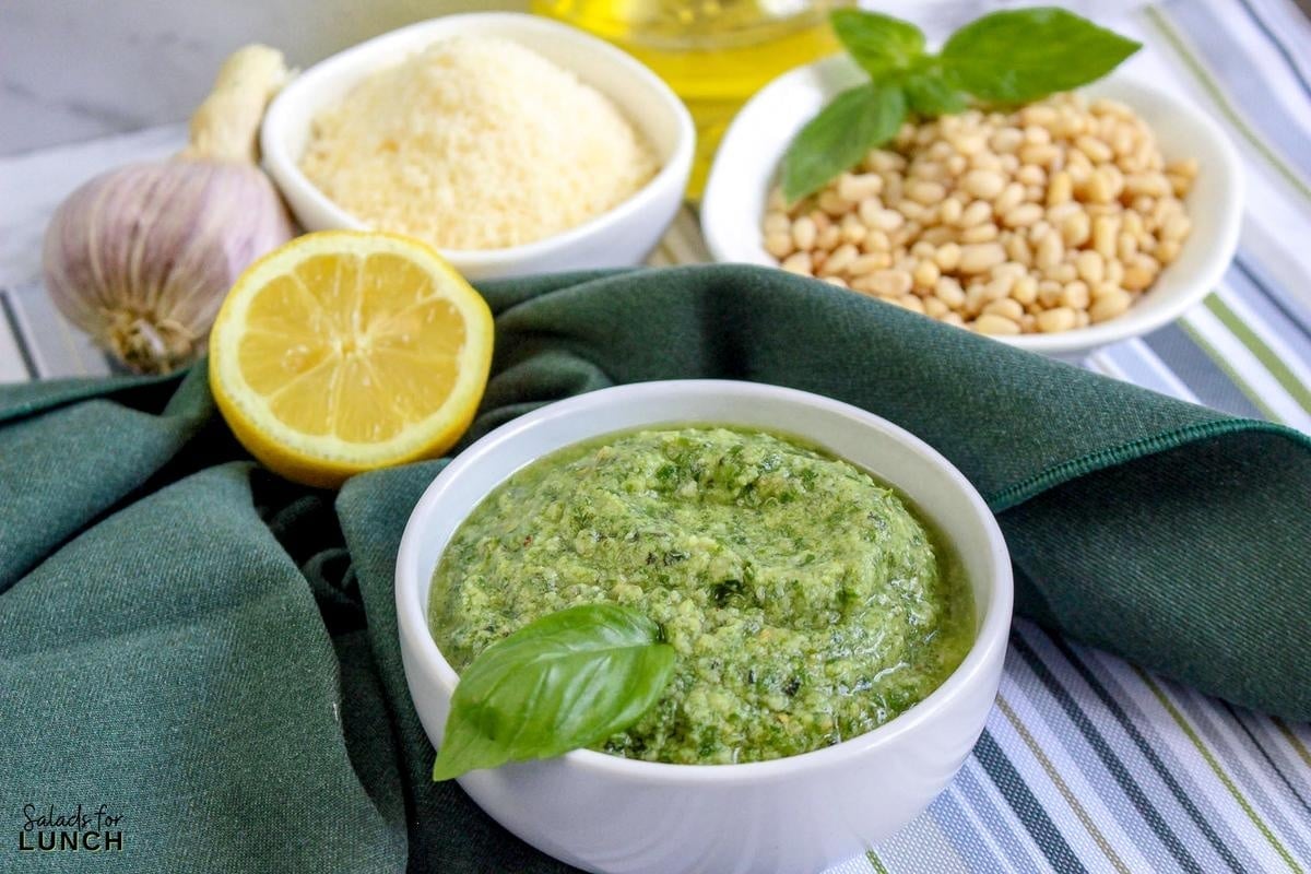 Basil Pesto Recipe 11 - Learn how to whip up a delicious homemade basil pesto that's both quick and healthy. This versatile sauce can elevate any dish, making it a must-have in your kitchen repertoire. Try making this simple basil pesto today and add a burst of fresh flavor to your meals!