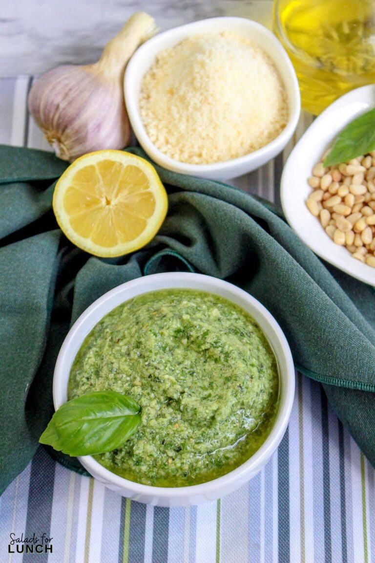 Simple Homemade Basil Pesto: A Quick & Healthy Sauce