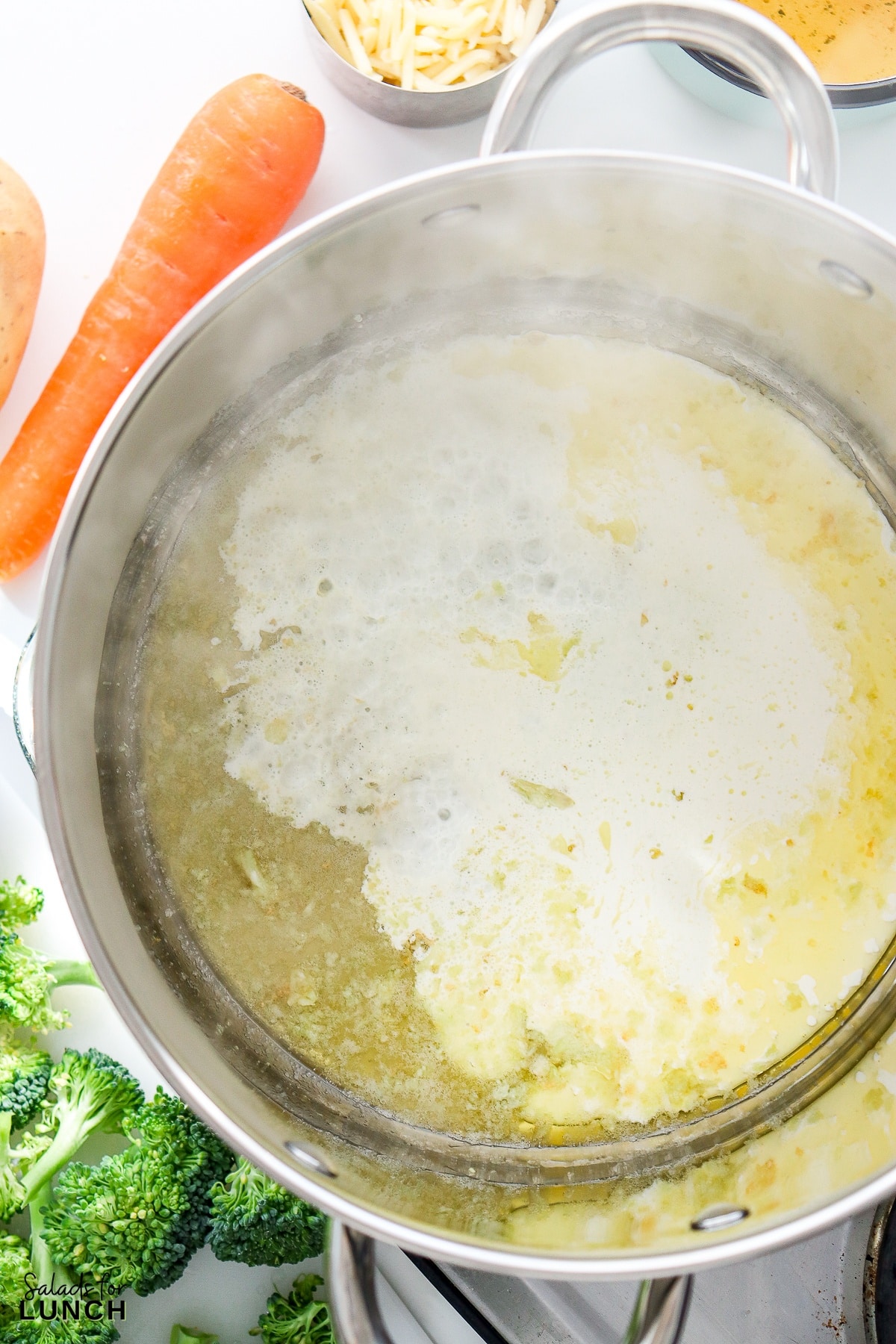 Broccoli Cheddar Soup Recipe 4 - With its creamy texture, cheesy flavor, and hearty ingredients, this One Pot Broccoli Cheddar Soup recipe is a winner in every way. Whether you're looking for a quick and easy lunch or a comforting dinner option, this soup has you covered. So why not whip up a batch today and treat yourself to a bowl of warm and satisfying goodness? Your taste buds will thank you!