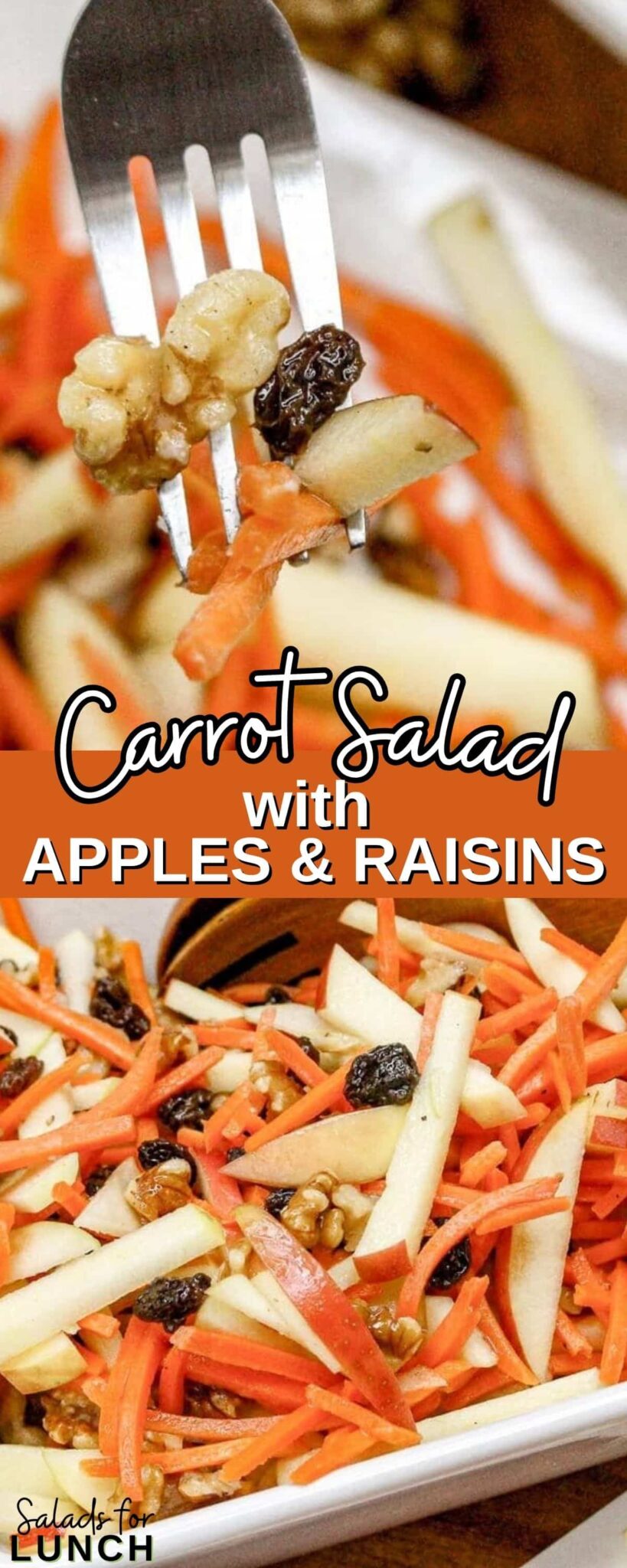 Carrot Salad Recipe 1 scaled - This fresh and simple carrot raisin salad combines crisp apples and crunchy carrots with a light, tangy dressing. It's a perfect vegetarian side dish for a light lunch or dinner, bringing together sweetness and a bit of zest.