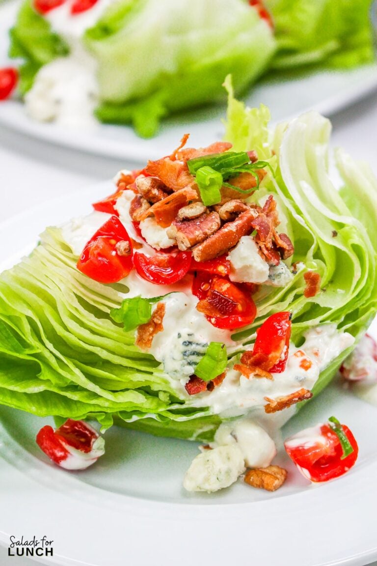 Classic Wedge Salad with Creamy Blue Cheese Dressing
