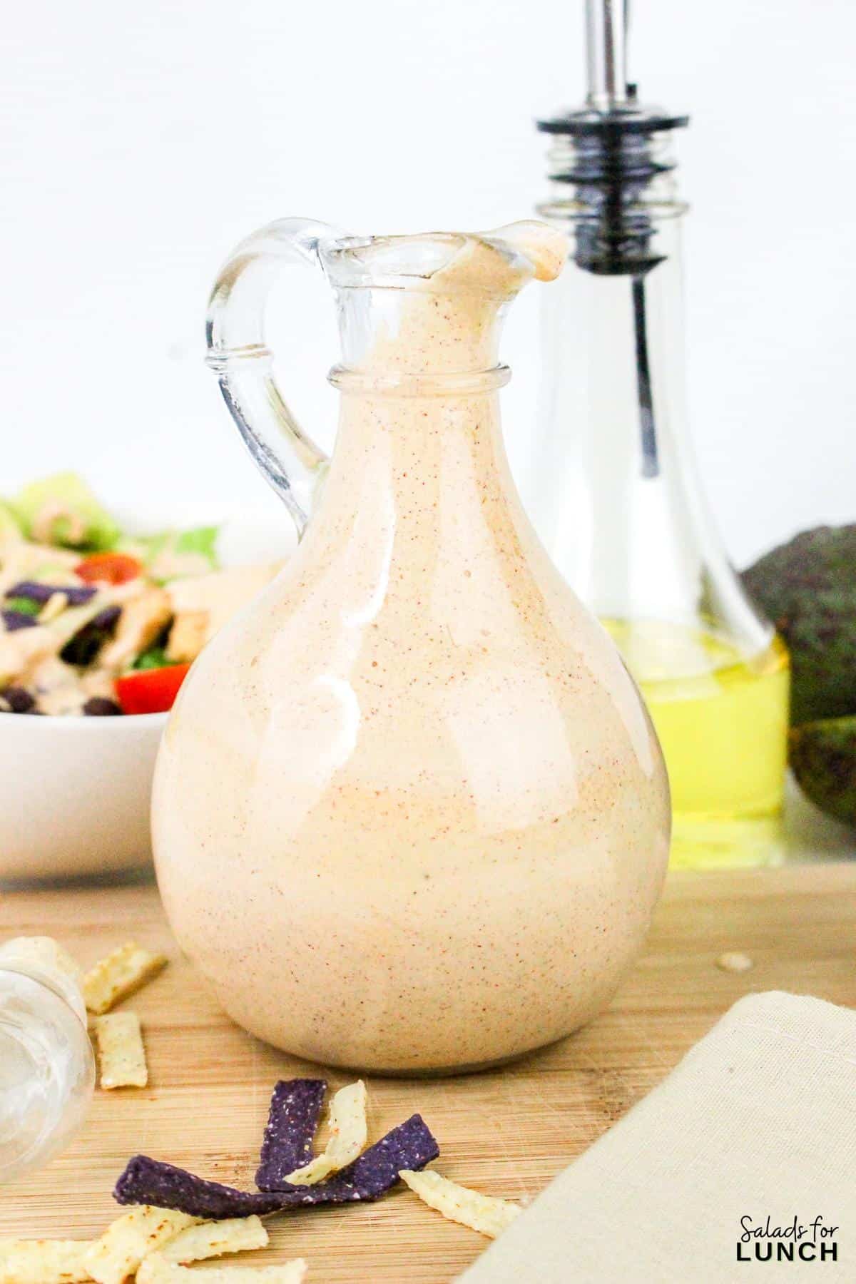 Creamy Southwestern Salad Dressing Recipe 33 - Discover a creamy, flavorful homemade Southwestern salad dressing that's simple to make. Perfect for burrito bowls, salads, or tacos!