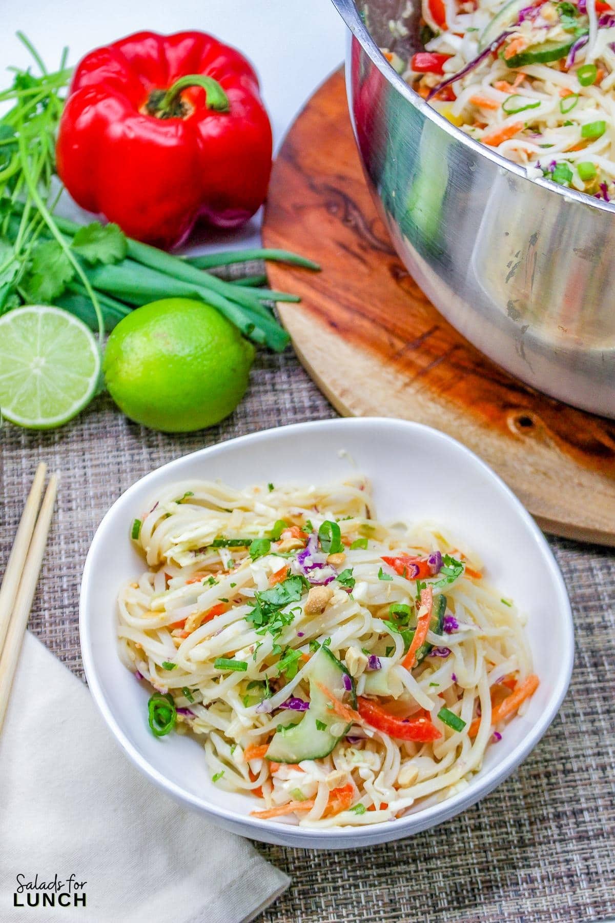 Vegan Crispy Thai Noodle Salad