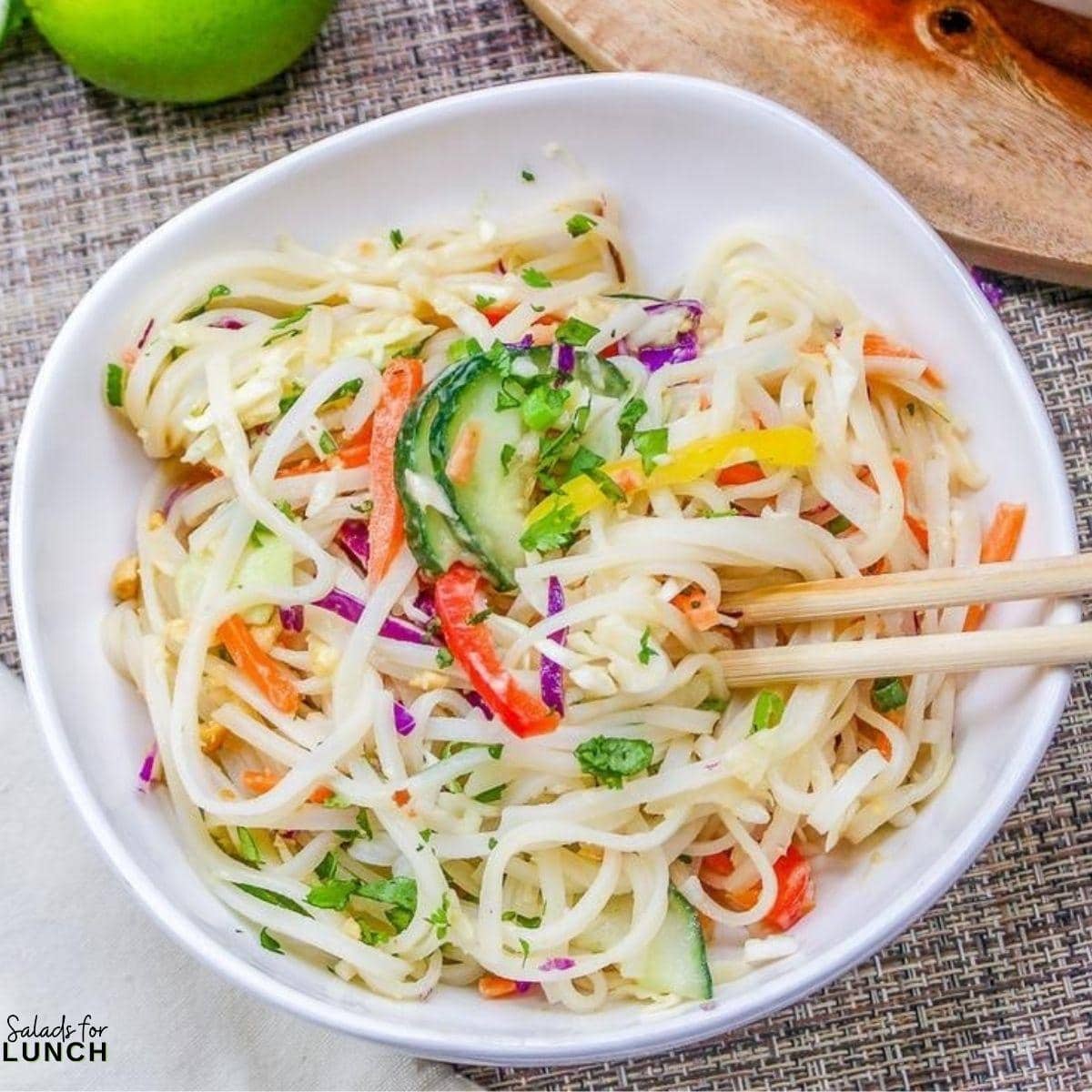 Crispy Thai Noodle Salad - We’ve rounded up 26 of the best spring salads to help you make the most of April’s freshest fruits and veggies. Whether you’re craving something light and refreshing or hearty and satisfying, there’s a salad here for every taste.
