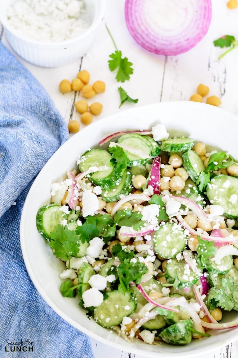 Vegan Cucumber and Chickpea Salad