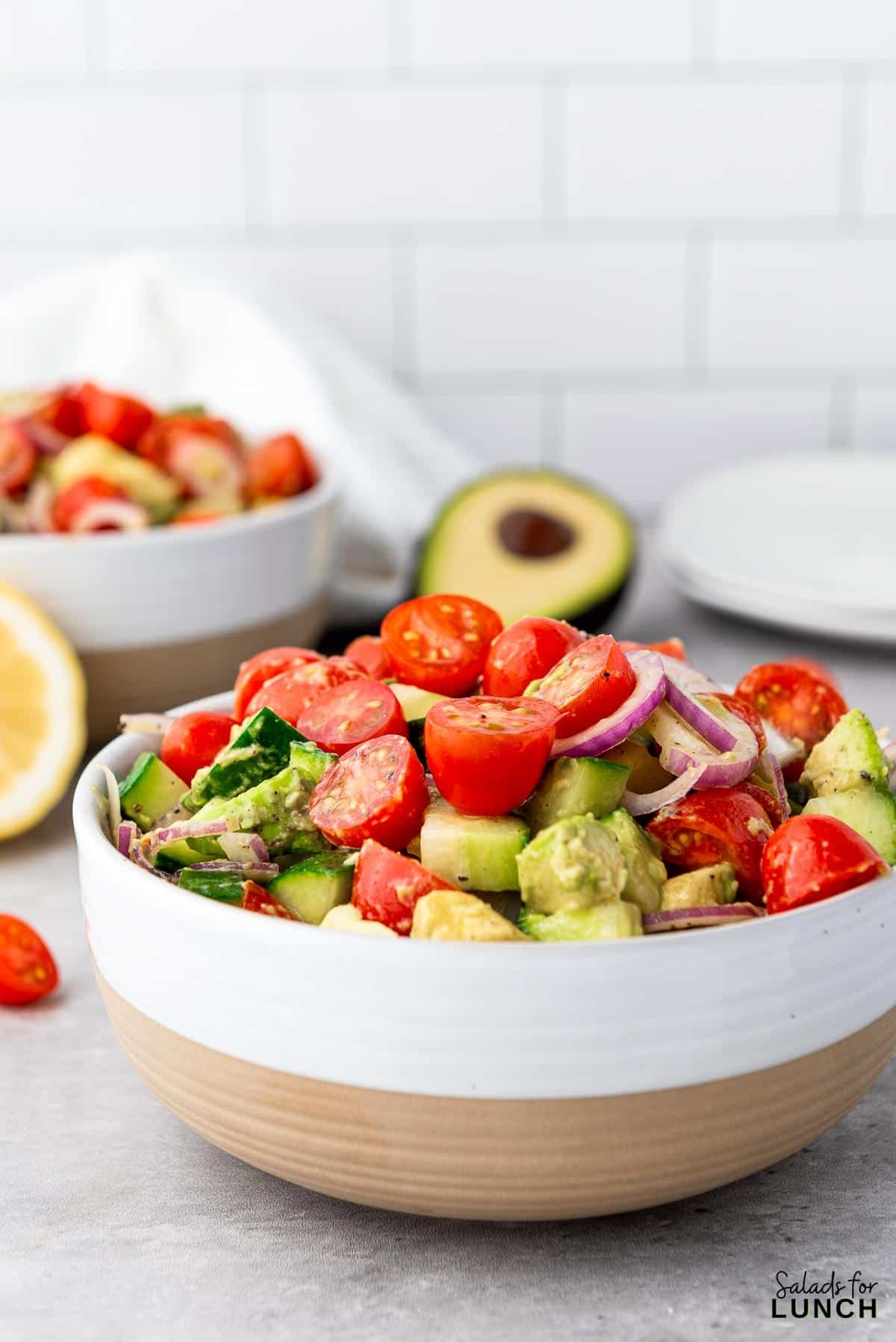Cucumber Tomato Avocado Salad Recipe 20 - This Cucumber and Tomato Avocado Salad is a healthy side dish that’s packed with flavor, nutrients, and a refreshing crunch. Whether you’re short on time or just want to add a light and colorful dish to your table, this recipe is your go-to. Give it a try and enjoy a little slice of freshness in every bite!