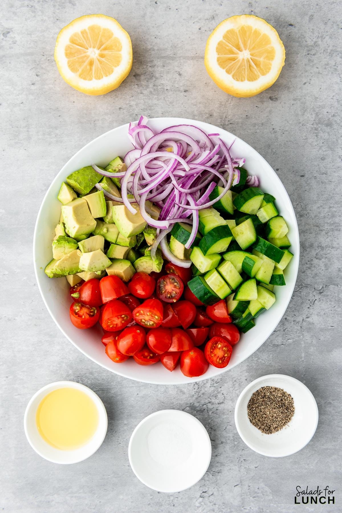 Cucumber Tomato Avocado Salad Recipe 6 - This Cucumber and Tomato Avocado Salad is a healthy side dish that’s packed with flavor, nutrients, and a refreshing crunch. Whether you’re short on time or just want to add a light and colorful dish to your table, this recipe is your go-to. Give it a try and enjoy a little slice of freshness in every bite!
