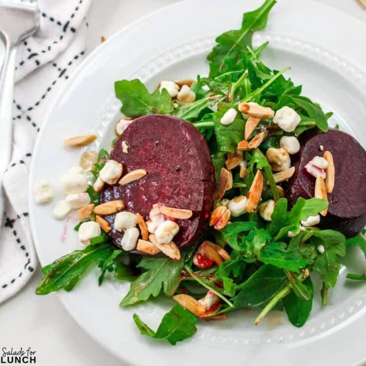 Easy Christmas Roasted Beet Salad Recipe - Here are 25 wonderful November salad recipe options to enjoy this month. Whether you’re looking for a nutritious side dish or a light meal, these fall salad recipes feature fresh flavors and textures that will keep you coming back for more.