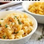 Homemade creamy baked mac and cheese doesn’t have to be complicated with layers of ingredients to be the soul-warming food you crave. This homemade baked macaroni and cheese is my most favorite and has pleased crowds, small families, kids and picky eaters alike–give it a try and you’ll see why.