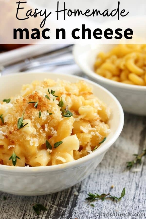 Homemade creamy baked mac and cheese doesn’t have to be complicated with layers of ingredients to be the soul-warming food you crave. This homemade baked macaroni and cheese is my most favorite and has pleased crowds, small families, kids and picky eaters alike–give it a try and you’ll see why.