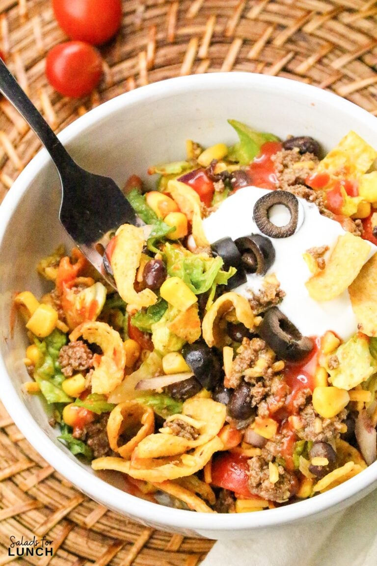 Classic Frito Taco Salad with Catalina Dresssing