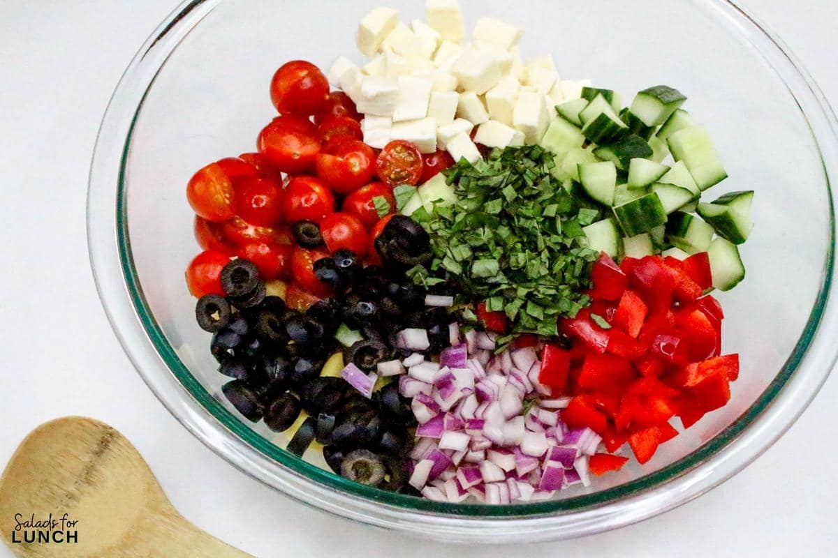 Greek Tortellini Pasta Salad Recipe 5 - This Tortellini Pasta Salad with Italian Salad Dressing is a fantastic mix of tender cheese tortellini, crisp vegetables, and a zesty dressing that makes every bite a treat. Perfect for potlucks or a quick meal, this salad brings a cheerful vibe to any gathering without taking hours to prepare.