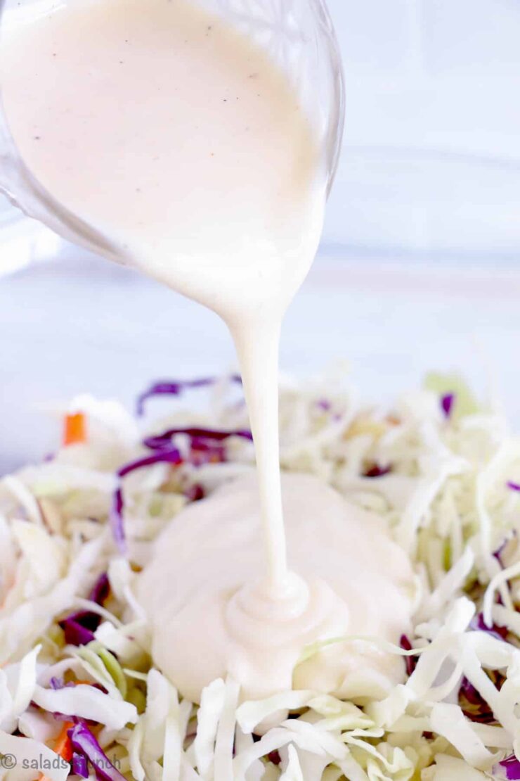 Healthy Creamy Coleslaw Dressing Recipe 2 - This is simply the Best Ever Creamy Coleslaw with Grapes recipe! This easy homemade creamy coleslaw recipe is much lighter on the dressing and is significantly tastier than store-bought because of the grapes and sunflower seeds and almonds. This unique coleslaw is a great summer BBQ side dish for your summer potluck!! Everyone will enjoy this healthy coleslaw recipe!