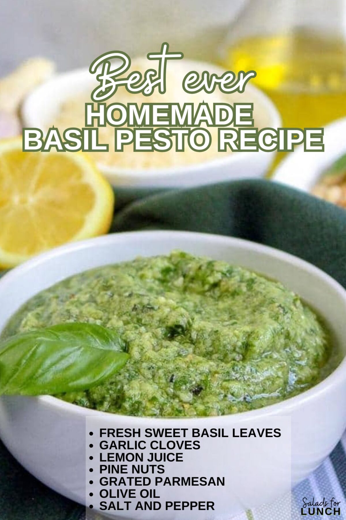 Homemade Basil Pesto Recipe - Learn how to whip up a delicious homemade basil pesto that's both quick and healthy. This versatile sauce can elevate any dish, making it a must-have in your kitchen repertoire. Try making this simple basil pesto today and add a burst of fresh flavor to your meals!