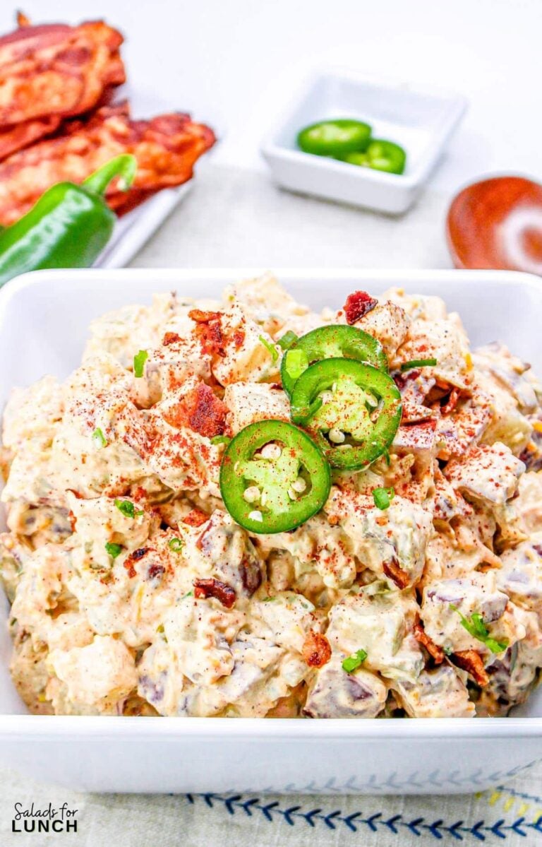 Loaded Jalapeño Popper Potato Salad