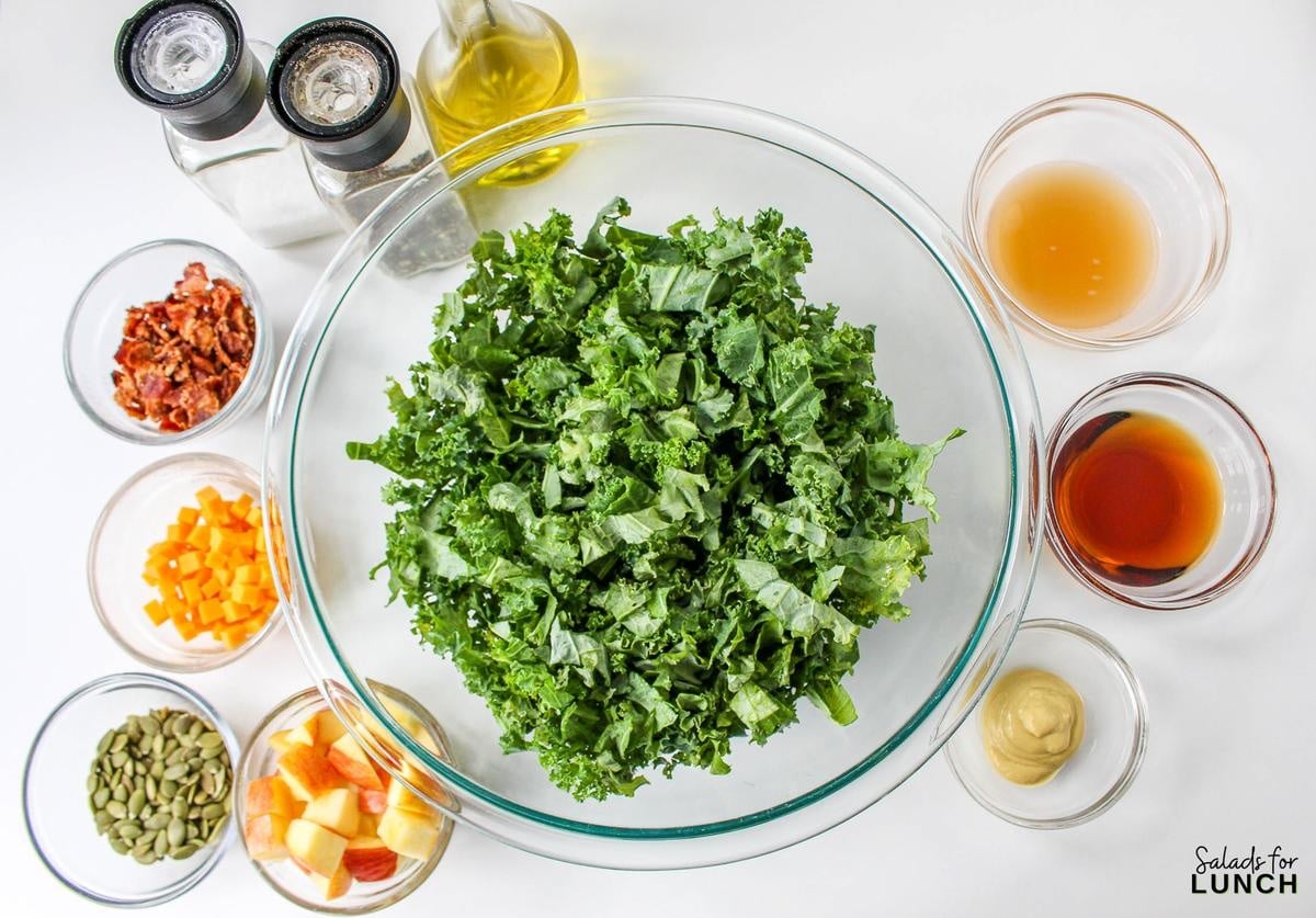 Kale and Apple Salad with Apple Cider Vinaigrette 1 - This quick and easy Kale and Apple Salad with Apple Cider Vinaigrette is not just a feast for the taste buds but also a celebration of wholesome goodness. Perfect for those busy days when you crave a healthy and satisfying meal without sacrificing on flavor.