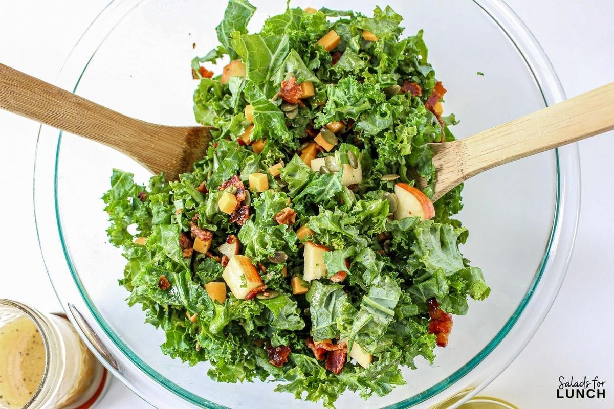 Kale and Apple Salad with Apple Cider Vinaigrette 12 - This quick and easy Kale and Apple Salad with Apple Cider Vinaigrette is not just a feast for the taste buds but also a celebration of wholesome goodness. Perfect for those busy days when you crave a healthy and satisfying meal without sacrificing on flavor.