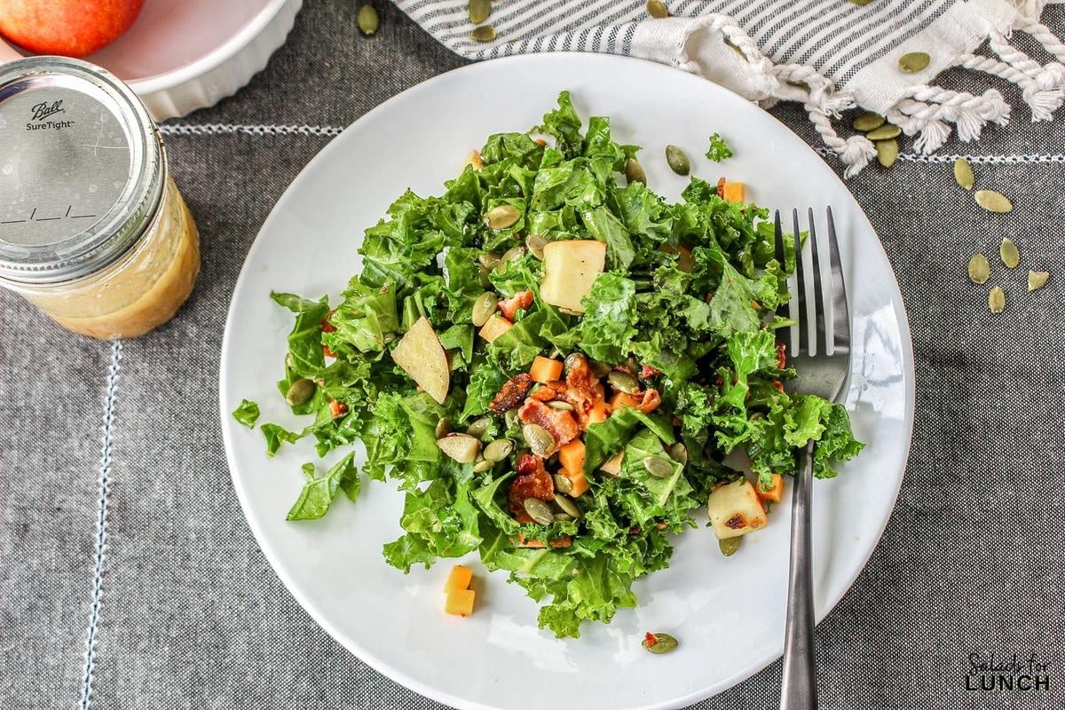 Kale and Apple Salad with Apple Cider Vinaigrette 16 - This quick and easy Kale and Apple Salad with Apple Cider Vinaigrette is not just a feast for the taste buds but also a celebration of wholesome goodness. Perfect for those busy days when you crave a healthy and satisfying meal without sacrificing on flavor.
