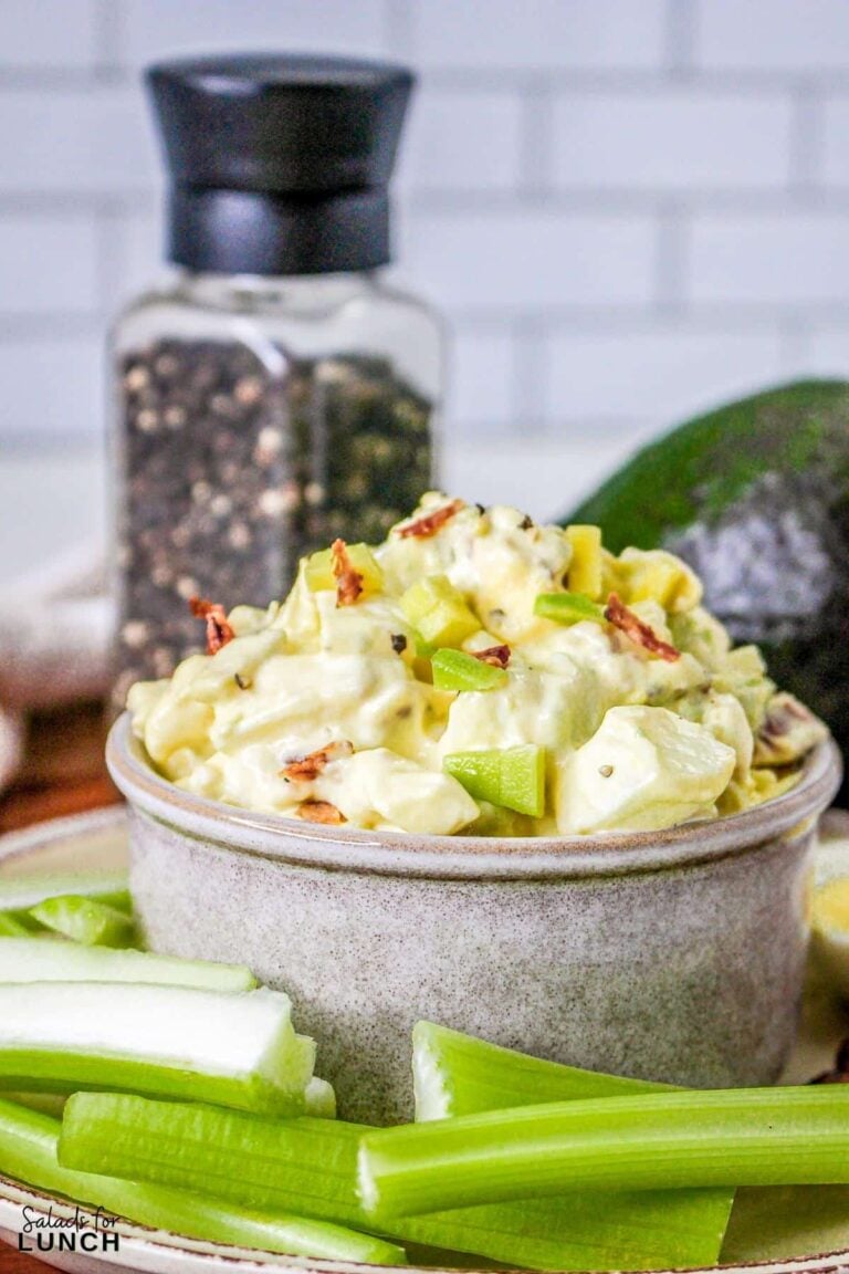 Easy Avocado and Bacon Keto Egg Salad
