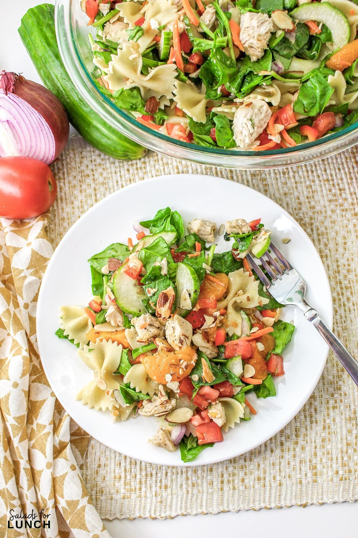 Mandarin Chicken Pasta Salad