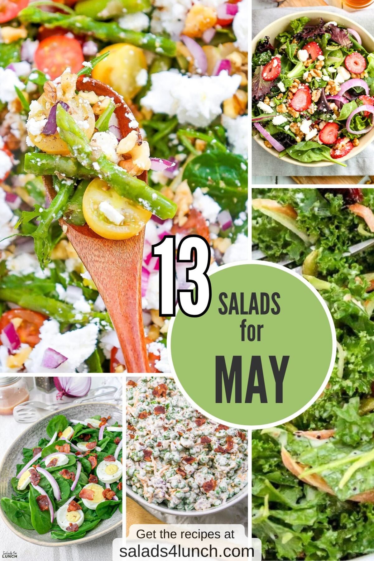 May Salad Recipes - Spring is officially in full bloom, and that means it’s time to celebrate all the amazing spring salad ingredients May has to offer! 🌷💚 From sweet strawberries to crisp asparagus, the produce aisle is bursting with color—and flavor. And what better way to use all that seasonal goodness than in a delicious salad?