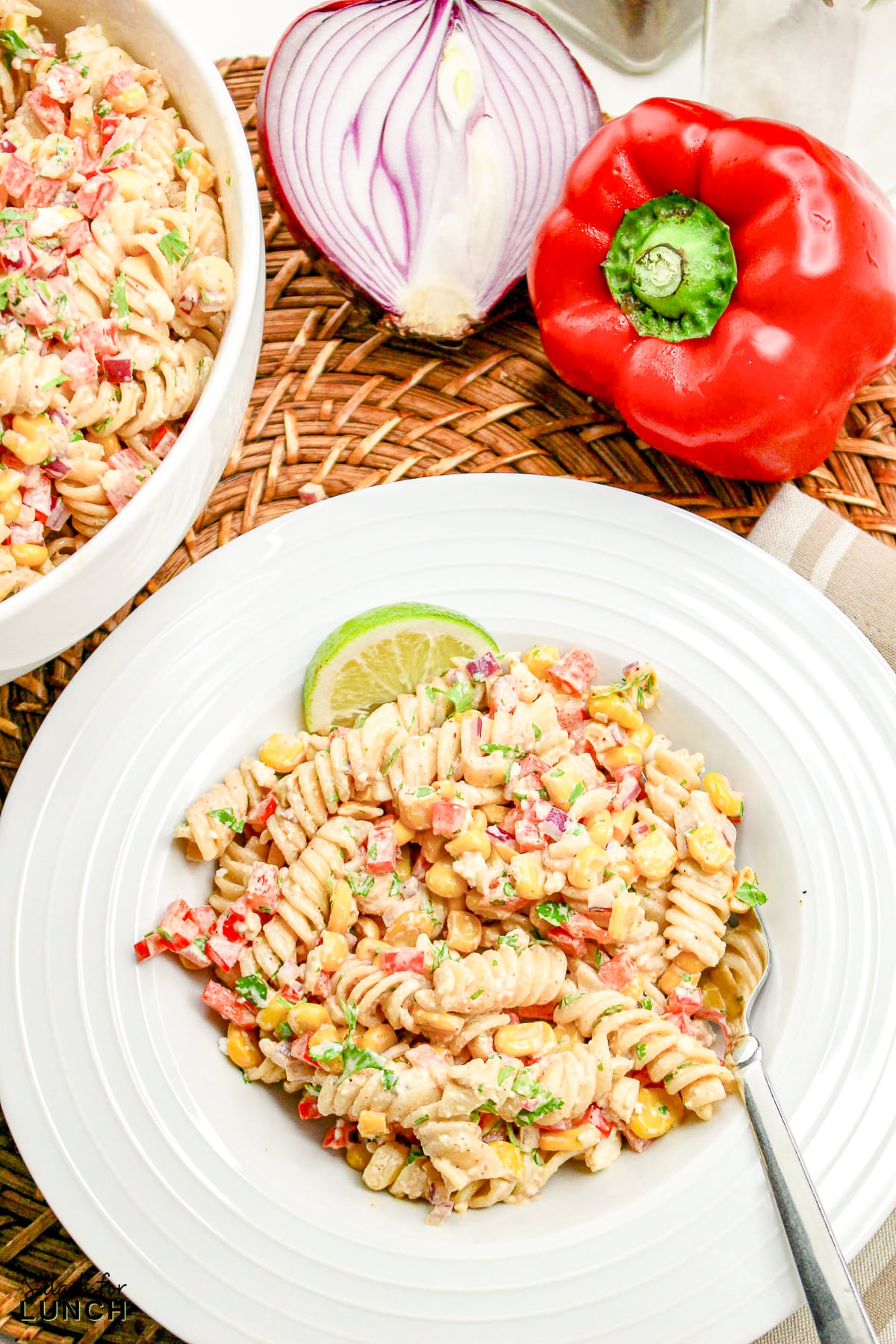 Mexican Street Corn Pasta Salad Recipe 27 - This Mexican Street Corn Pasta Salad is the perfect summer side dish—fresh, flavorful, and so easy to make. Whether you’re hosting a BBQ or just want a quick and delicious meal, this recipe is sure to become a staple in your kitchen. Enjoy every bite of this vibrant, tasty salad!