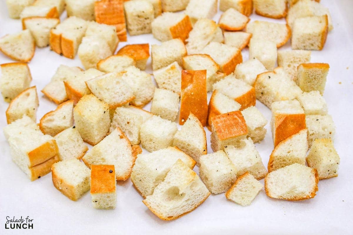 Panzanella Salad 5 - This Classic Italian Panzanella Salad (aka Tuscan Bread Salad) is a refreshing summer salad made with juicy tomatoes, crusty bread, and a simple vinaigrette. This is a great salad to bring to a summer BBQ.