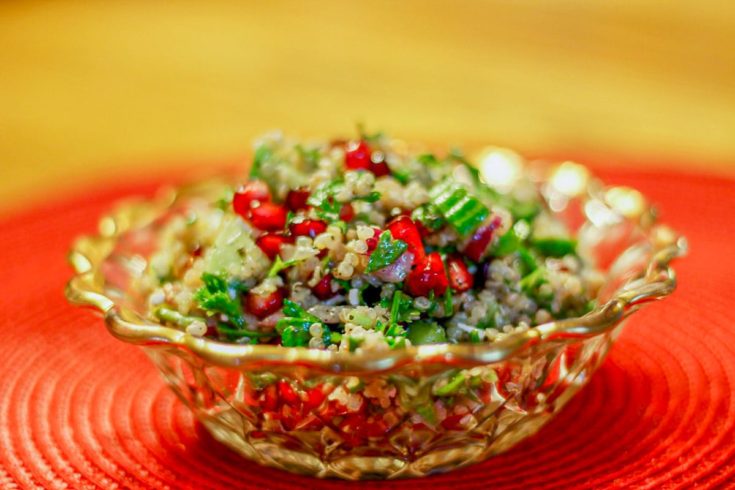 quinoa salad 3 - Let’s go keen-wah crazy with this tasty round-up of easy quinoa salad recipes to take to your next potluck! These delicious quinoa salad recipes are gloriously gluten-free with lots of vegetarian options too.