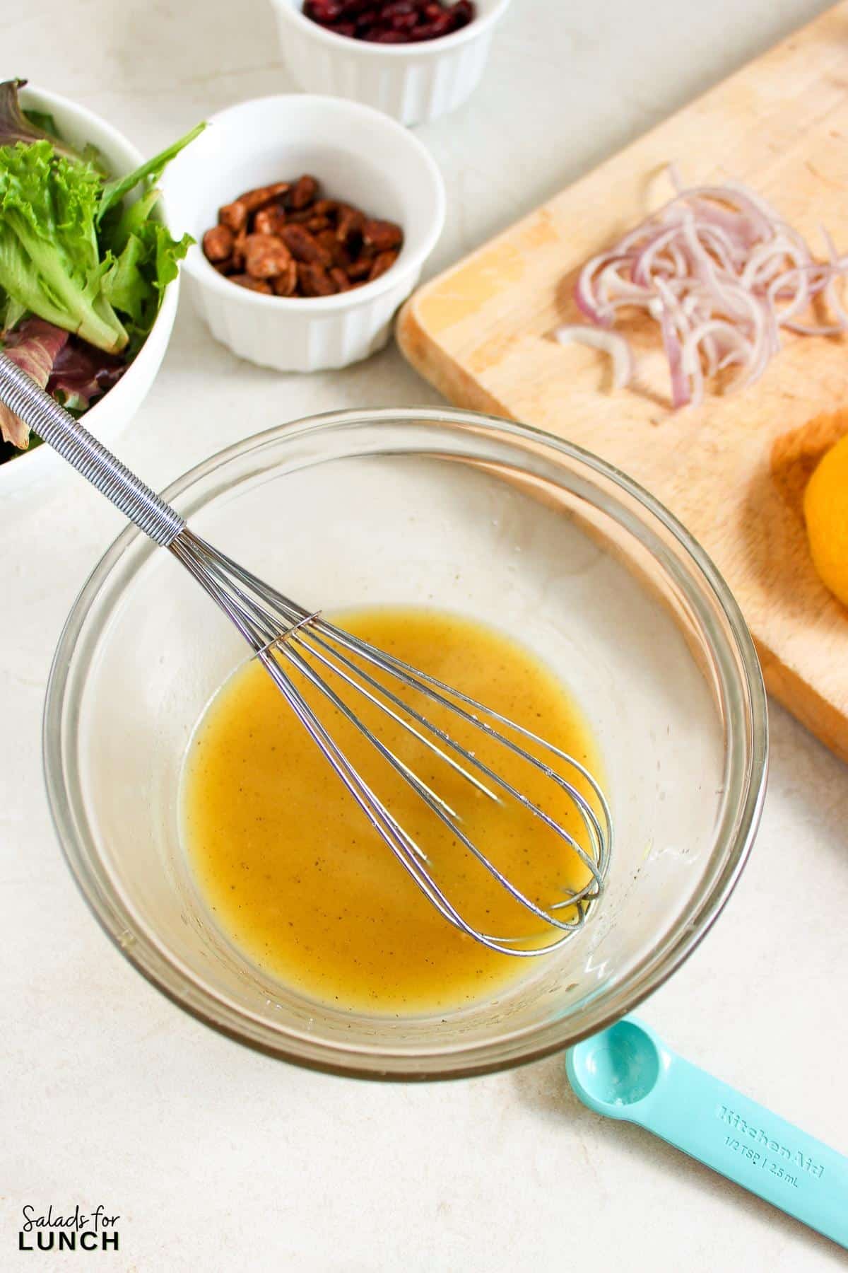 Roasted Pear Salad with Lemon Vinaigrette Recipe 5 - This Roasted Pear Salad with Lemon Vinaigrette is a deliciously hearty option for lunch or dinner. It’s quick to make, healthy, and bursting with sweet and savory flavors that’ll leave you craving more! Plus, it’s so versatile—you can dress it up or keep it simple, and it always turns out delicious.