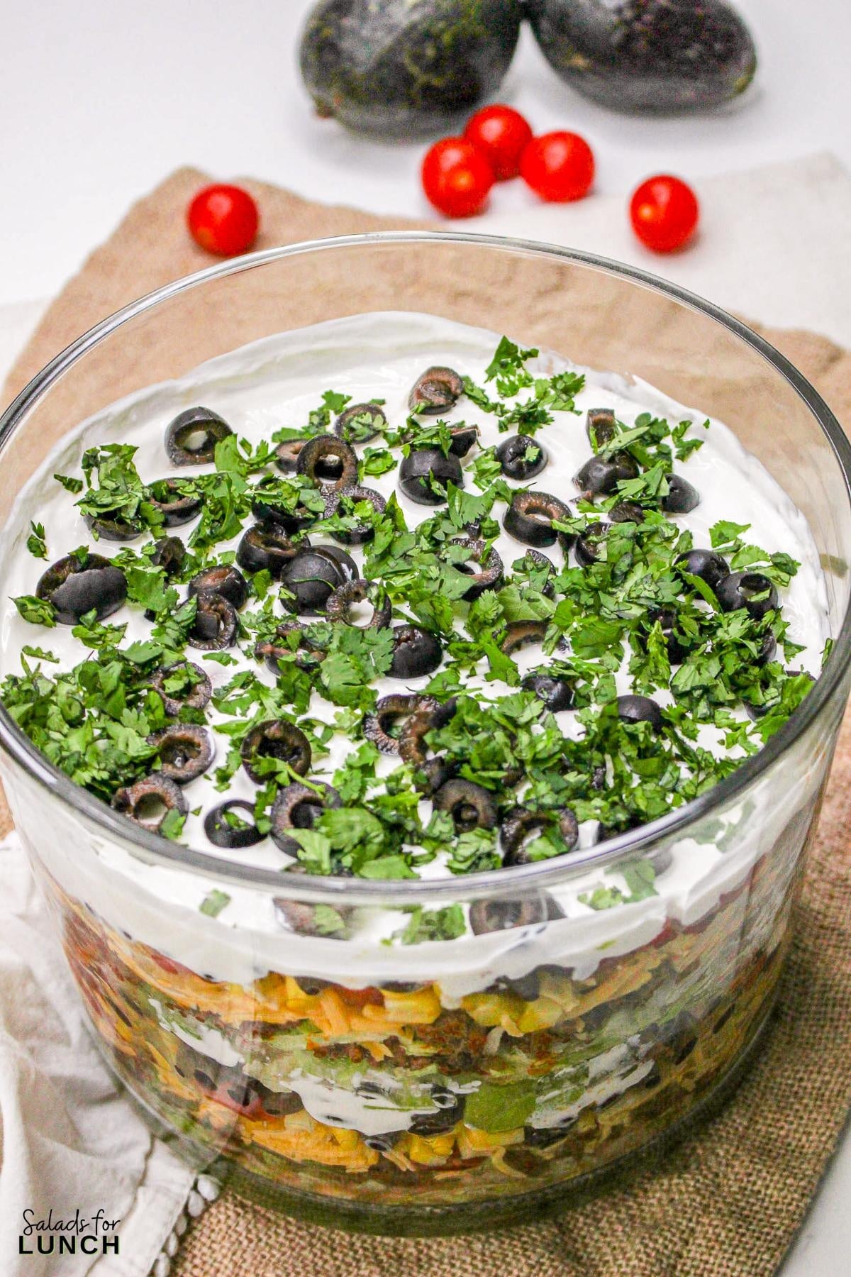 Seven Layer Taco Salad Recipe 12 - Imagine serving up a salad that has all the zest and heartiness of your favorite tacos but with the added benefit of a stunning presentation. This Seven Layer Taco Salad recipe is as easy to assemble as it is delicious, making it a go-to for busy weeknights and festive gatherings alike.