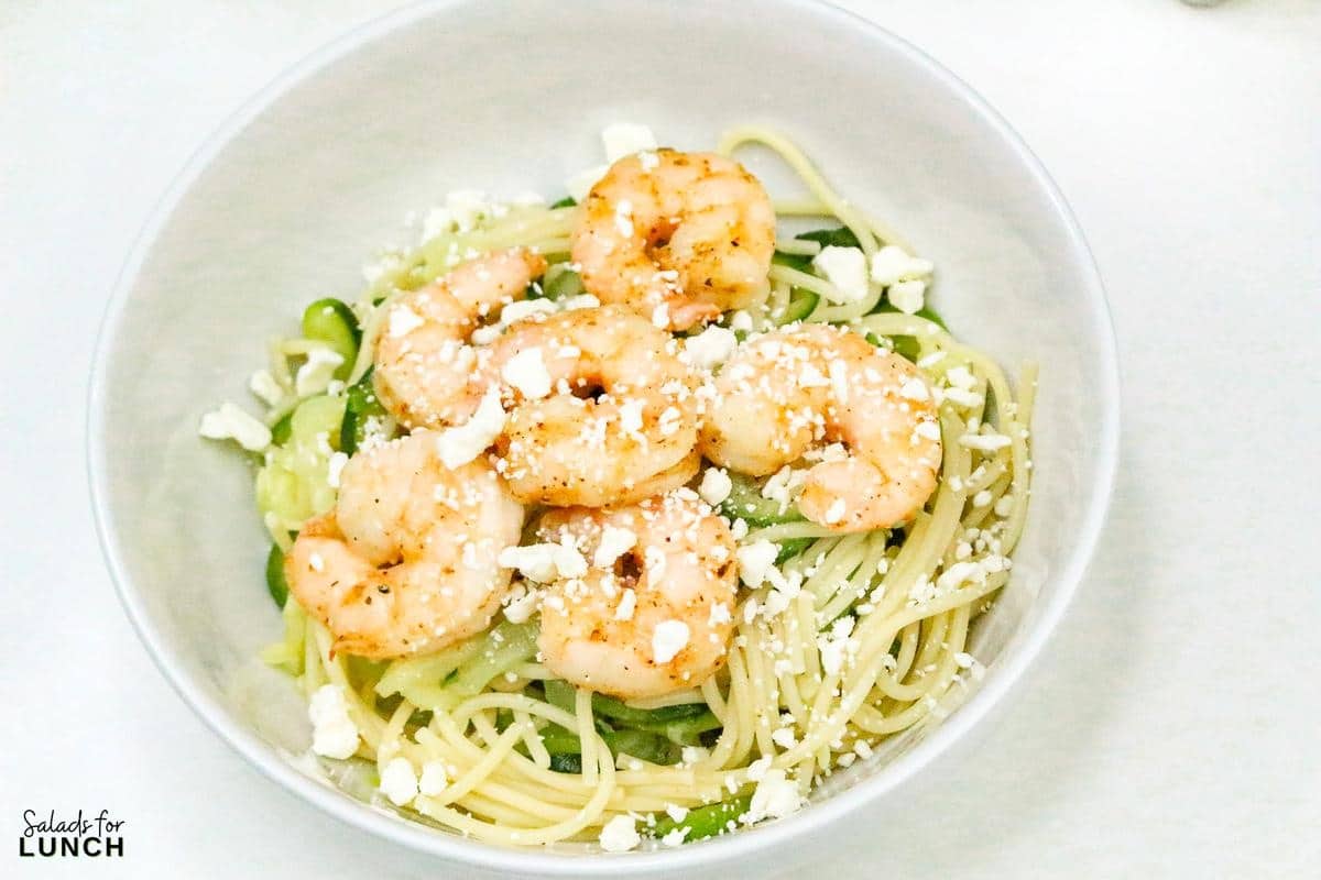 Shrimp Chimichurri Noodle Bowl Recipe 12 - Shrimp Chimichurri Noodle Bowls are both tasty and healthy and can be enjoyed for any occasion or meal. Enjoy the bright flavors and simple steps as you add a little fun to your daily dining!