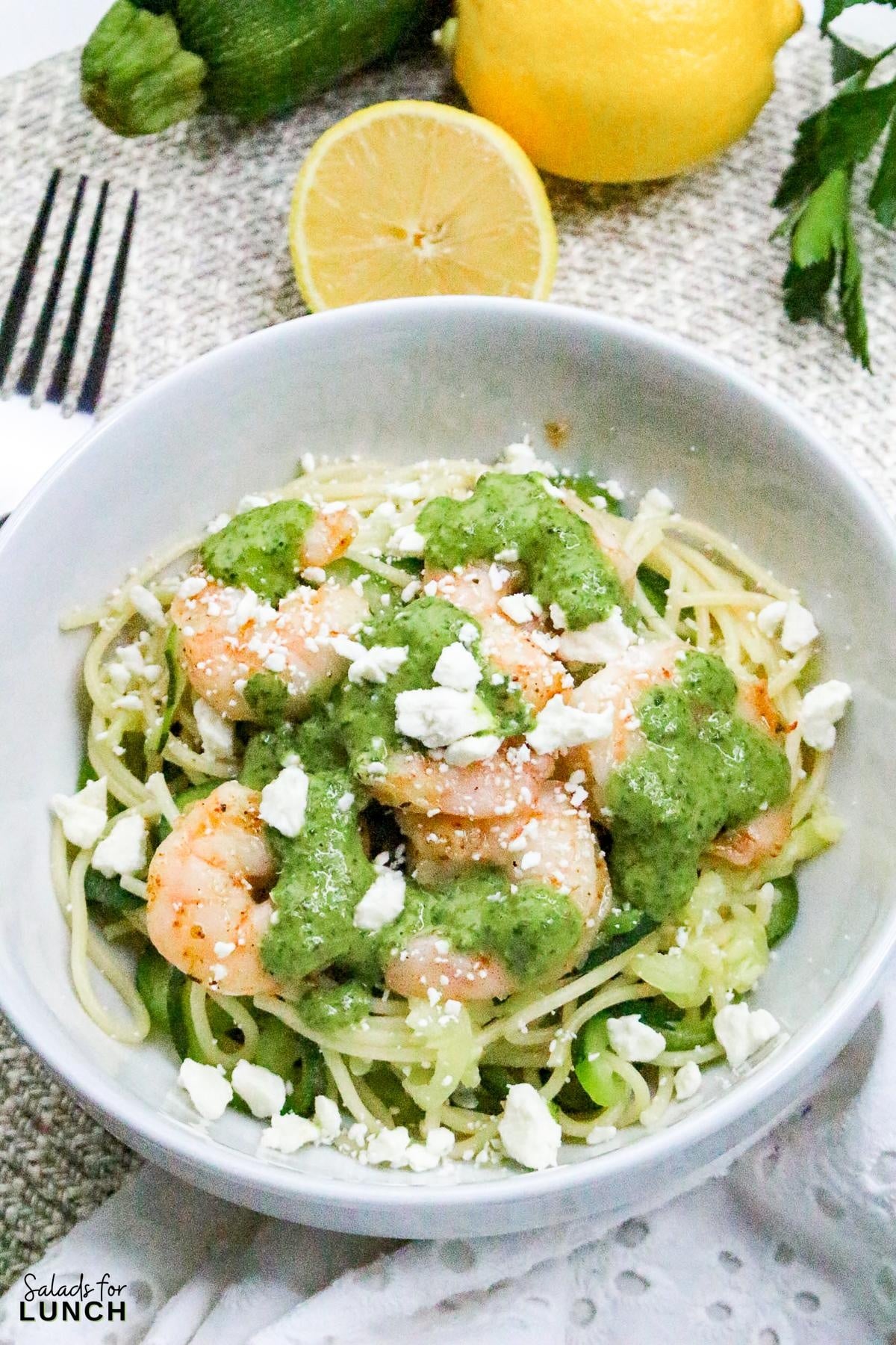 Shrimp Chimichurri Noodle Bowl Recipe 17 - Shrimp Chimichurri Noodle Bowls are both tasty and healthy and can be enjoyed for any occasion or meal. Enjoy the bright flavors and simple steps as you add a little fun to your daily dining!