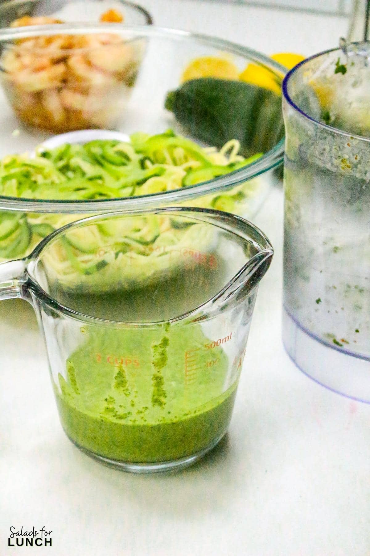 Shrimp Chimichurri Noodle Bowl Recipe 3 - Shrimp Chimichurri Noodle Bowls are both tasty and healthy and can be enjoyed for any occasion or meal. Enjoy the bright flavors and simple steps as you add a little fun to your daily dining!