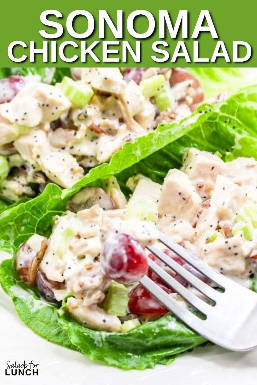 a fork in a lettuce wrap