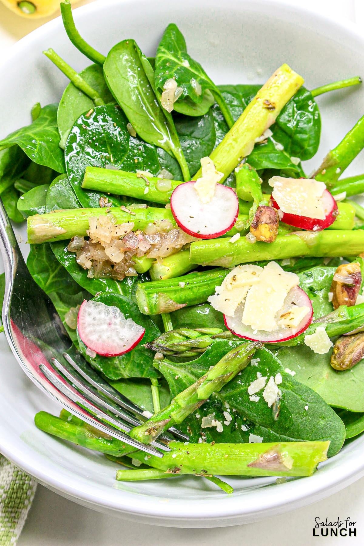 Spring Asparagus Salad with Radishes
