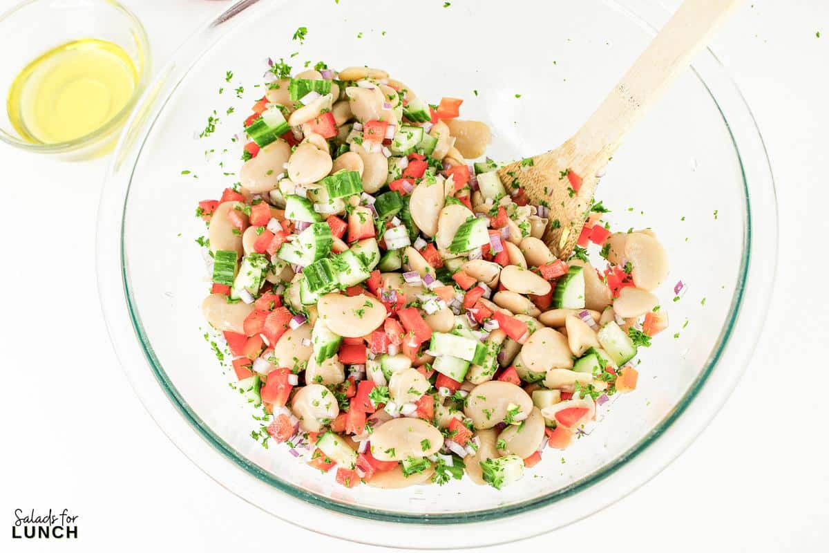 Summer Butter Bean Salad Recipe 5 - This Summer Butter Bean Salad is proof that healthy eating doesn't have to be boring. With its vibrant colors, fresh flavors, and satisfying texture, it's sure to become a favorite in your recipe repertoire. Whether you're enjoying it at a summer BBQ, a picnic in the park, or a simple weeknight dinner at home, this salad is guaranteed to impress!