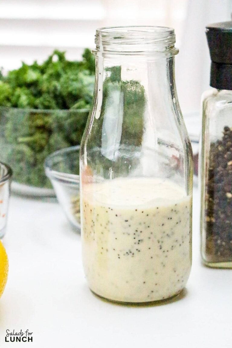 Easy Creamy Poppy Seed Salad Dressing