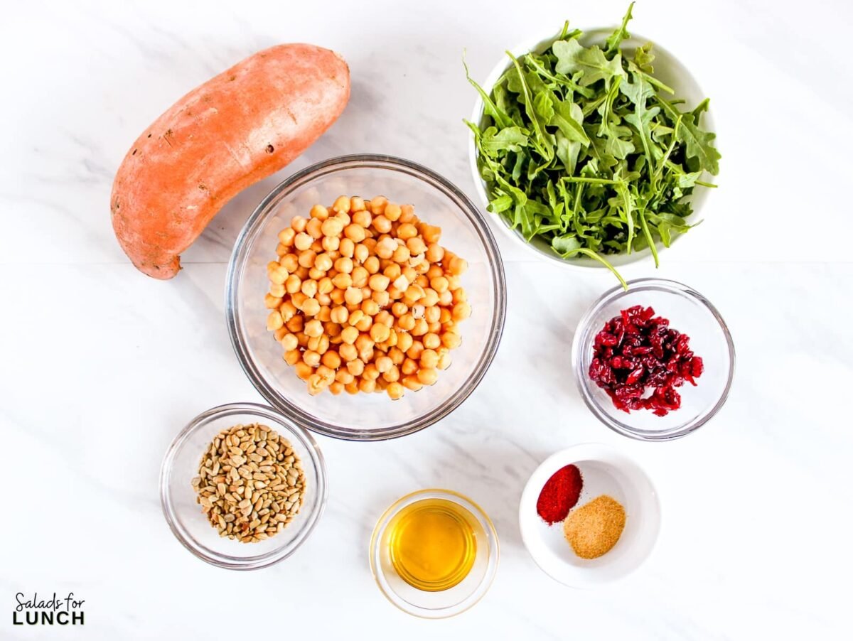 Sweet Potato and Chickpea Salad with Creamy Tahini Dressing Recipe 1 - If you're on the lookout for a lunch or dinner salad option that's not just tasty but also packs a healthy punch, then this Sweet Potato and Chickpea Salad with Creamy Tahini Dressing Recipe is for you!