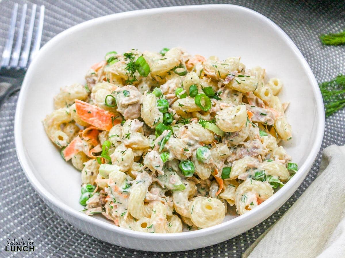 Tuna Pasta Salad 11 - Tuna pasta salad is a classic dish that's easy to make, delicious, and perfect for meal prep. Made with pasta, canned tuna, and your favorite vegetables, it's a healthy and satisfying option for lunch or dinner.